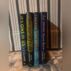 Set of 4 hard back books
